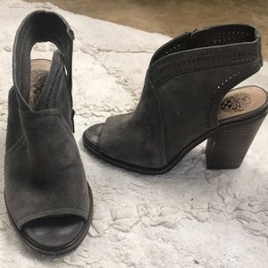 Vince Camuto booties. Gray, 6.5